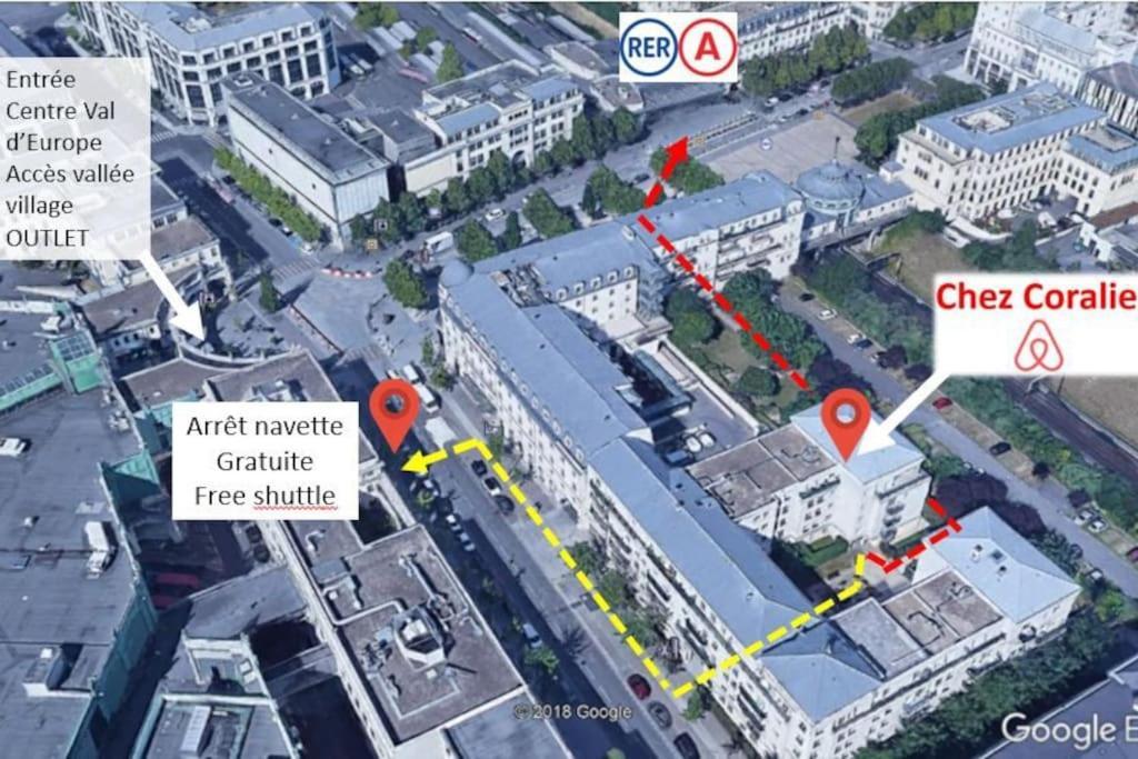 Disneyland Paris, Appartement 70M², Parking Prive Serris Exteriör bild
