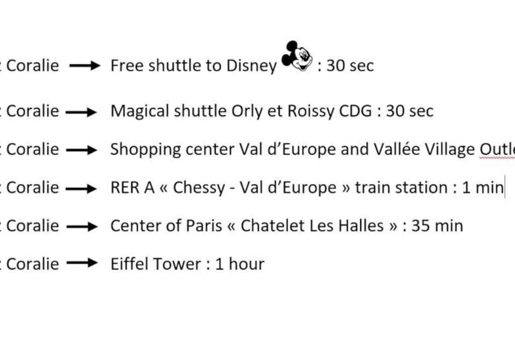 Disneyland Paris, Appartement 70M², Parking Prive Serris Exteriör bild